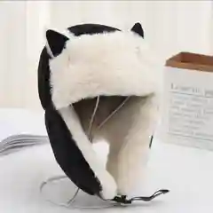 Шапка ушанка с ушками