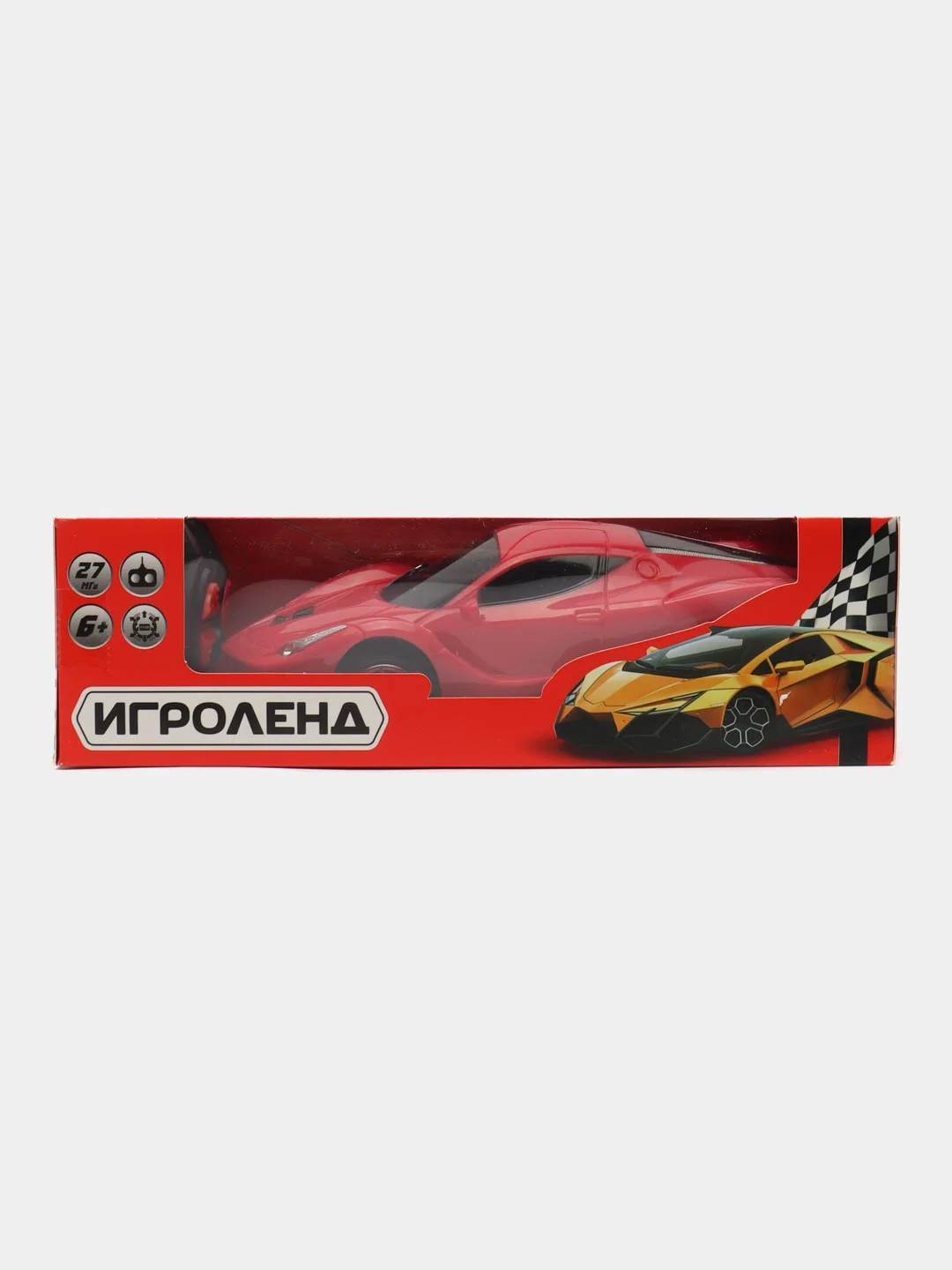 Зеленый машина на радиоуправлении спортивная, 5 АА, ABS, 24,5 х 11 х 10 см