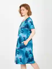 Бирюзовый халат женский домашний, Lilians