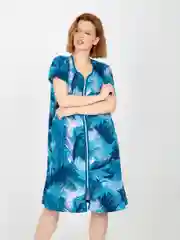 Бирюзовый халат женский домашний, Lilians