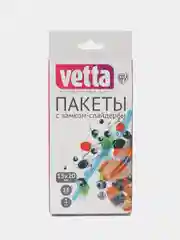 Пакеты с замком-слайдером, упаковочные, 15 х 20 см, 50 мкм, 16 штук