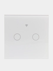 Умный выключатель, сенсорный, с Wi-Fi, работает с Алисой, Марусей, белый