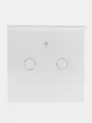 Умный выключатель, сенсорный, с Wi-Fi, работает с Алисой, Марусей, белый