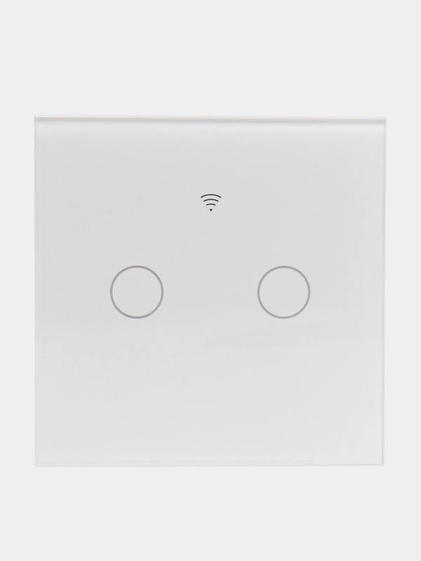 Умный выключатель, сенсорный, с Wi-Fi, работает с Алисой, Марусей, белый