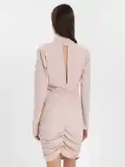 Бежевый платье вечернее