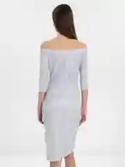 Серебряный женское вечернее платье