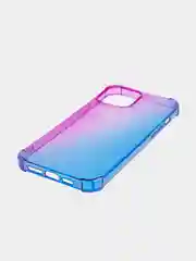 Фиолетовый противоударный чехол BROSCORP для Apple iPhone 13 Pro Max силиконовый с усиленными углами