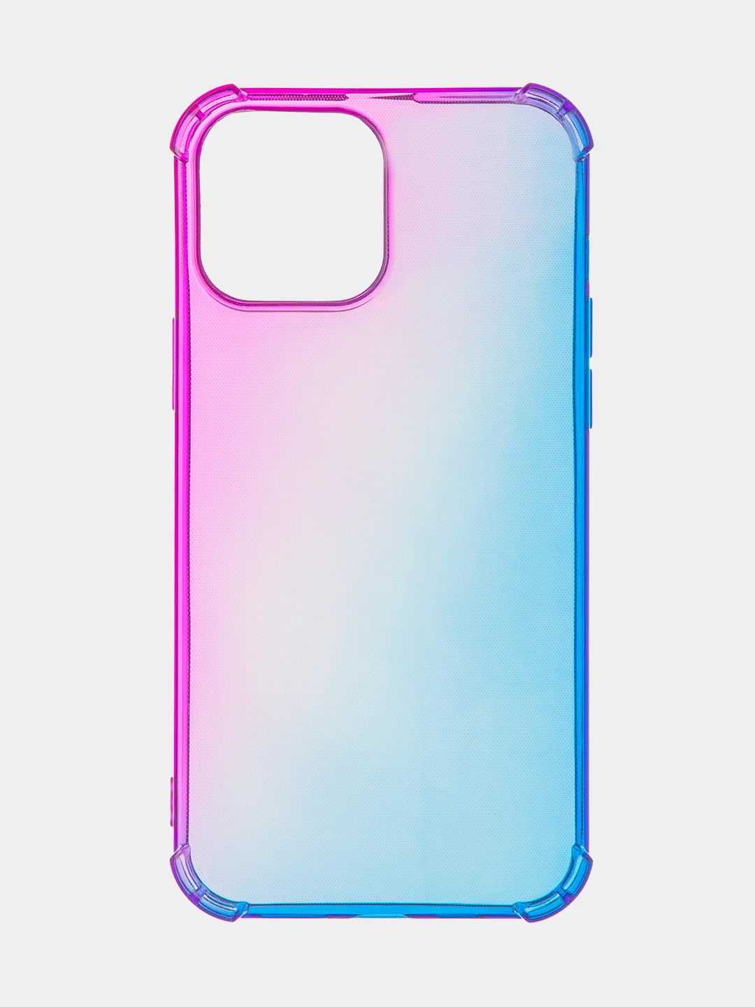 Фиолетовый противоударный чехол BROSCORP для Apple iPhone 13 Pro Max силиконовый с усиленными углами