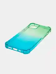 Зеленый противоударный чехол BROSCORP для Apple iPhone 13 силиконовый с усиленными углами