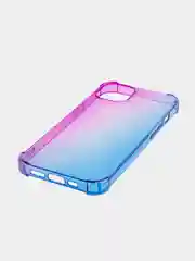 Фиолетовый противоударный чехол BROSCORP для Apple iPhone 13 силиконовый с усиленными углами