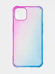 Фиолетовый противоударный чехол BROSCORP для Apple iPhone 13 силиконовый с усиленными углами