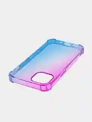 Фиолетовый противоударный чехол BROSCORP для Apple iPhone 13 силиконовый с усиленными углами