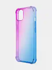 Фиолетовый противоударный чехол BROSCORP для Apple iPhone 13 силиконовый с усиленными углами