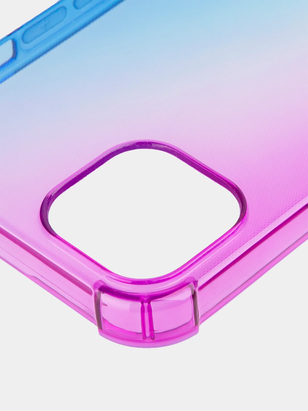 Фиолетовый противоударный чехол BROSCORP для Apple iPhone 13 силиконовый с усиленными углами
