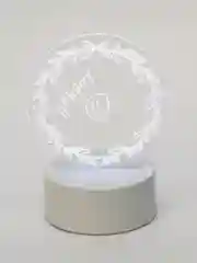 Желтый светодиодный светильник-ночник LED с маркером "Венок"