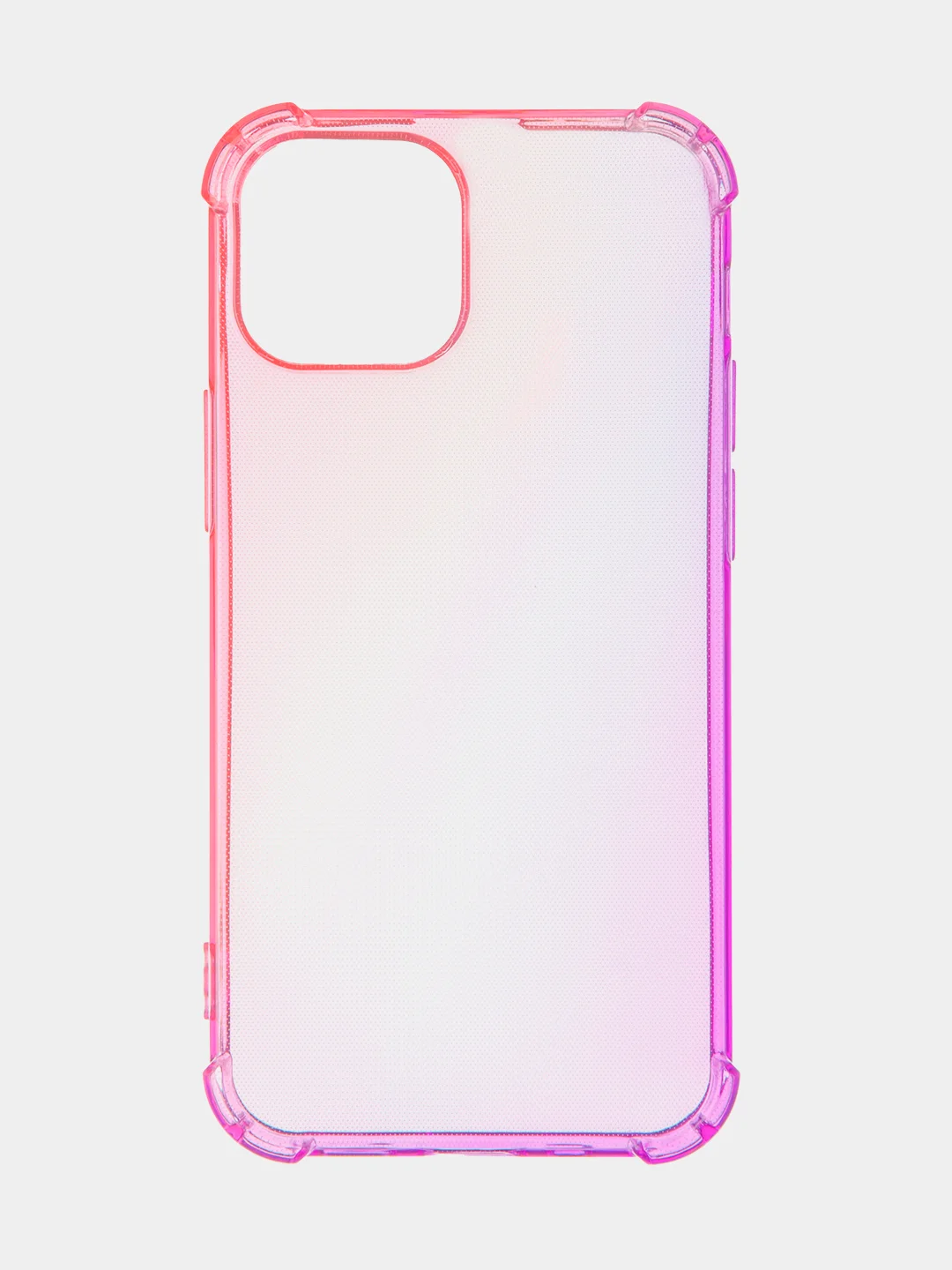 Розовый противоударный чехол BROSCORP для Apple iPhone 13 mini силиконовый с усиленными углами