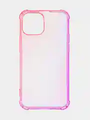 Розовый противоударный чехол BROSCORP для Apple iPhone 13 mini силиконовый с усиленными углами
