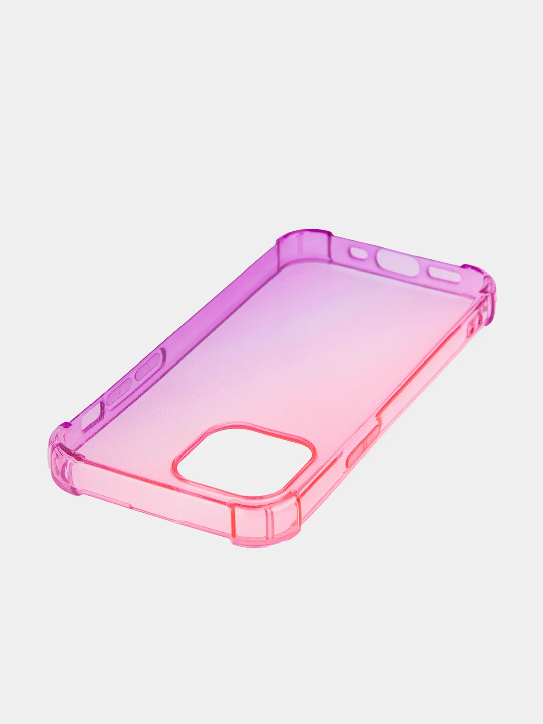 Розовый противоударный чехол BROSCORP для Apple iPhone 13 mini силиконовый с усиленными углами
