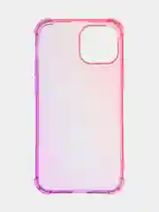 Розовый противоударный чехол BROSCORP для Apple iPhone 13 mini силиконовый с усиленными углами