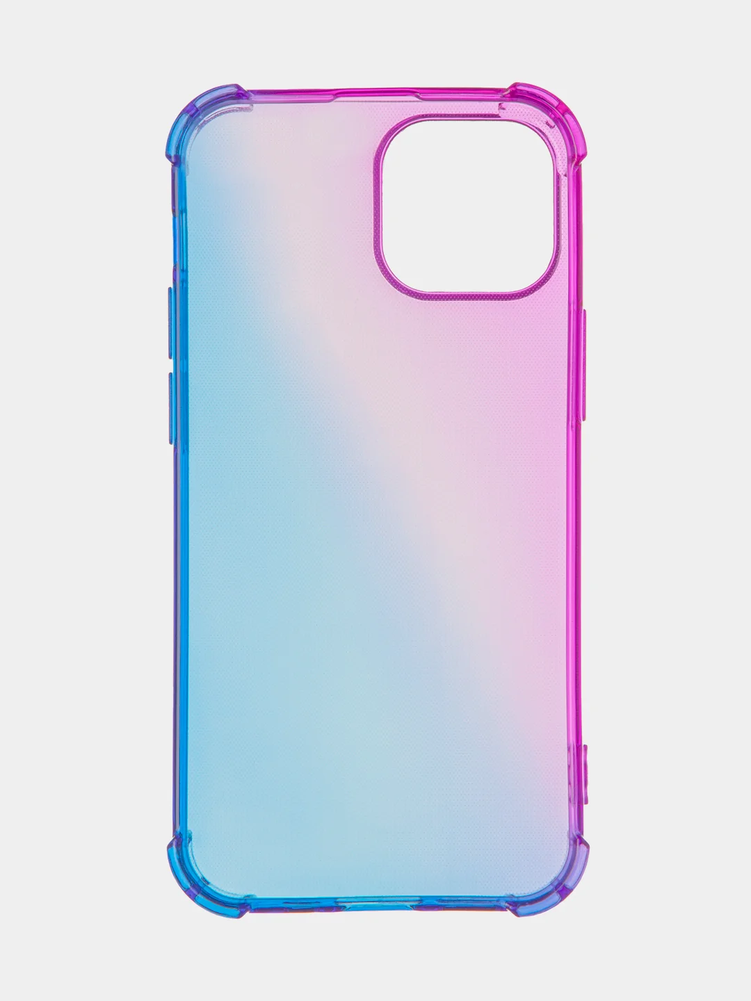 Фиолетовый противоударный чехол BROSCORP для Apple iPhone 13 mini силиконовый с усиленными углами
