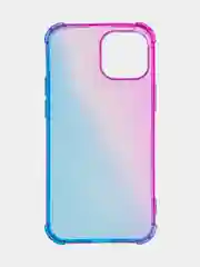Фиолетовый противоударный чехол BROSCORP для Apple iPhone 13 mini силиконовый с усиленными углами