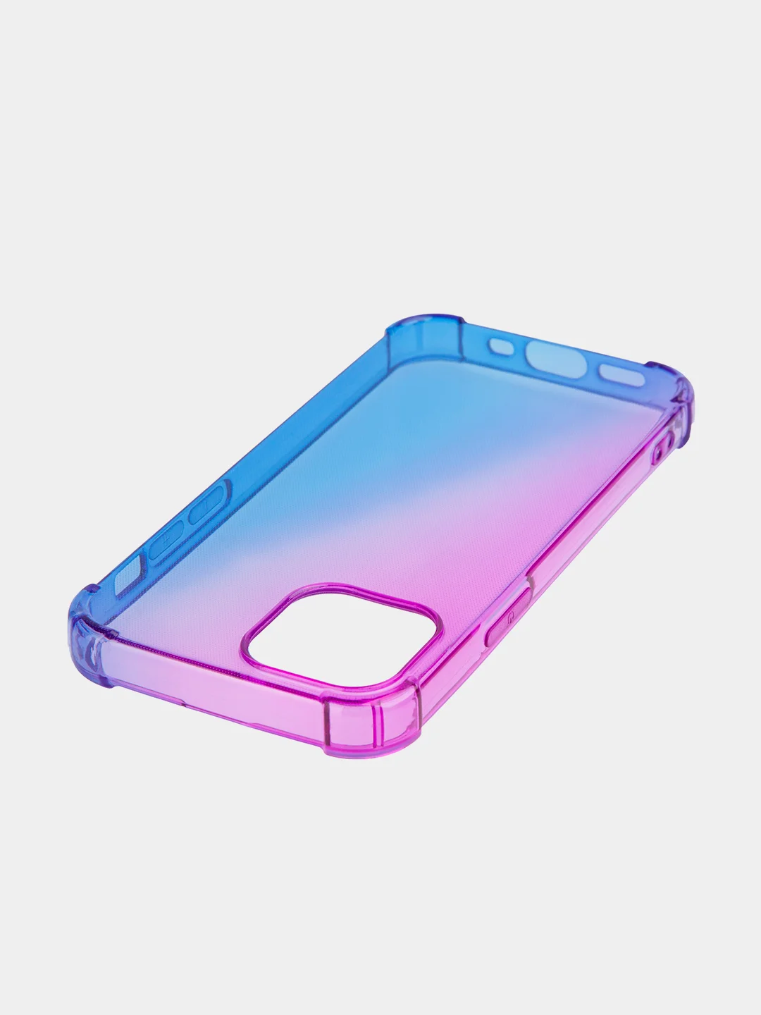 Фиолетовый противоударный чехол BROSCORP для Apple iPhone 13 mini силиконовый с усиленными углами