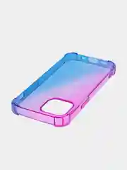 Фиолетовый противоударный чехол BROSCORP для Apple iPhone 13 mini силиконовый с усиленными углами