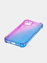 Фиолетовый противоударный чехол BROSCORP для Apple iPhone 13 mini силиконовый с усиленными углами
