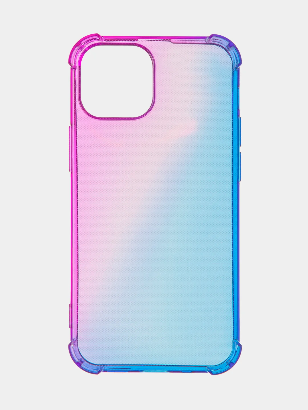 Фиолетовый противоударный чехол BROSCORP для Apple iPhone 13 mini силиконовый с усиленными углами
