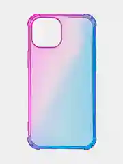 Фиолетовый противоударный чехол BROSCORP для Apple iPhone 13 mini силиконовый с усиленными углами