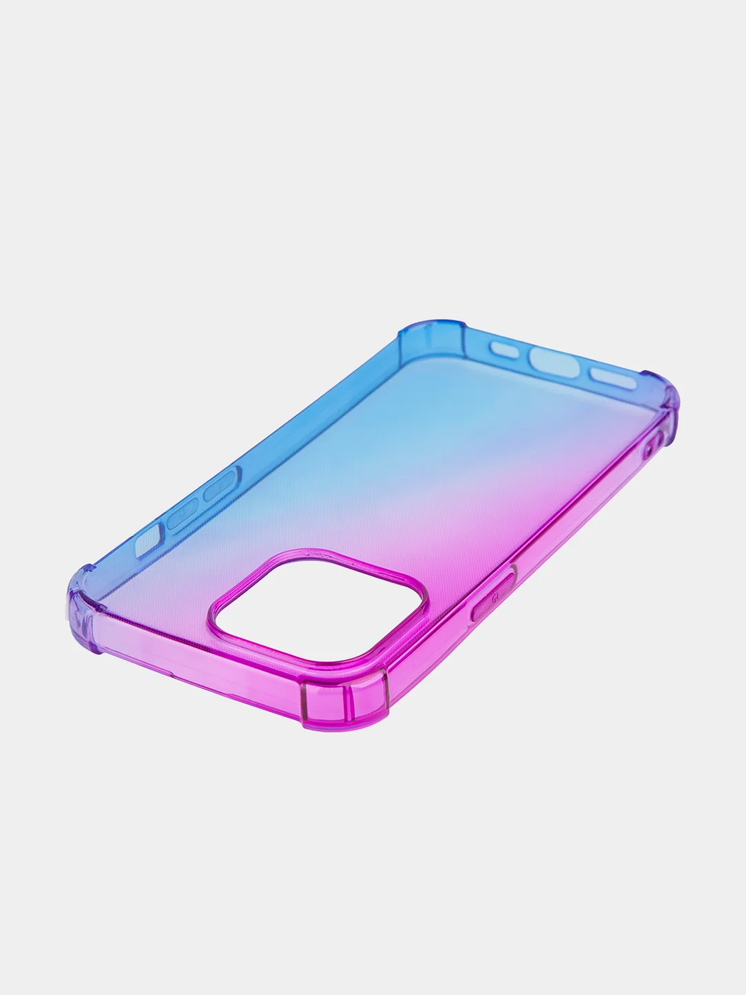 Фиолетовый противоударный чехол для Apple iPhone 13 Pro силиконовый BROSCORP с усиленными углами