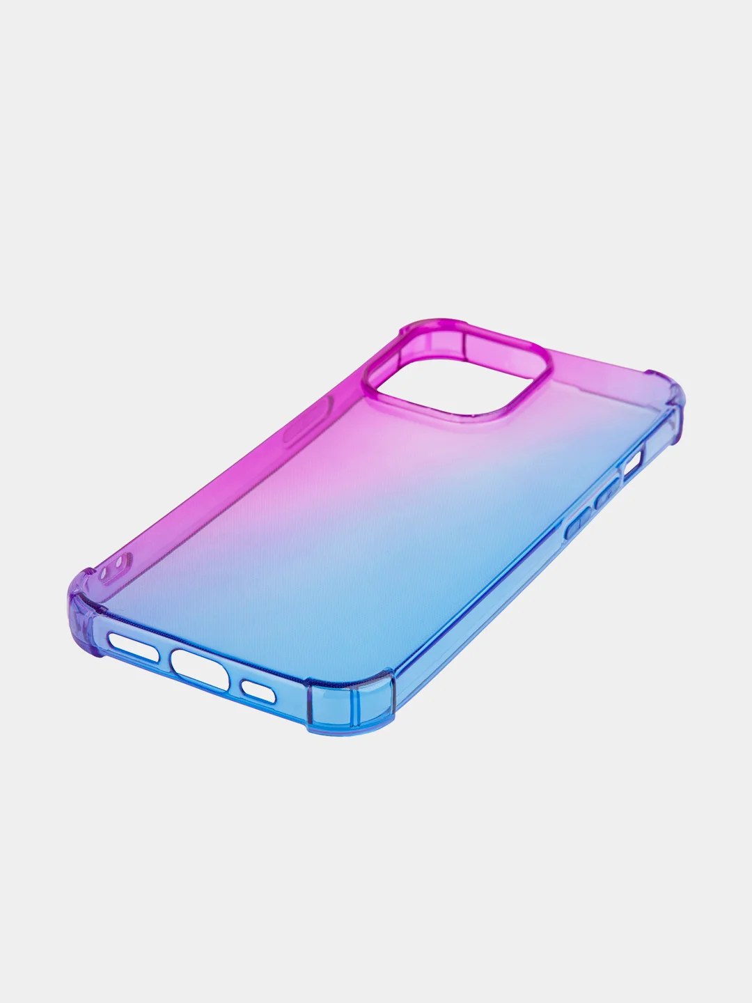 Фиолетовый противоударный чехол для Apple iPhone 13 Pro силиконовый BROSCORP с усиленными углами