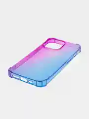 Фиолетовый противоударный чехол для Apple iPhone 13 Pro силиконовый BROSCORP с усиленными углами