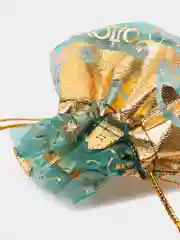 Бирюзовый мешочки подарочные новогодние "Снежинки", 10 х 12 см