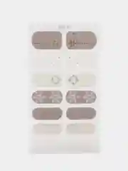 Коричневый лаковые полоски