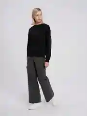 Черный свитшот ТВОЕ утепленный без капюшона