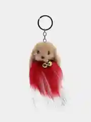 Меховая игрушка брелок