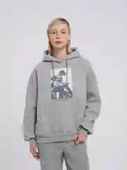Худи ТВОЕ утепленное с принтом