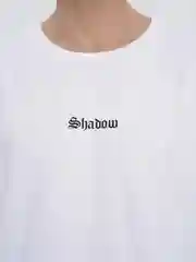 Белый лонгслив ТВОЕ свободный хлопковый с надписями на спине