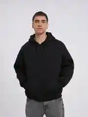 Черный худи ТВОЕ утепленное оверсайз