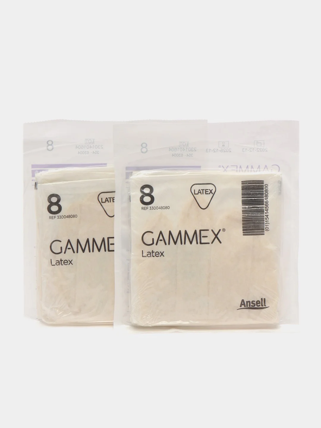 Перчатки хирургические латексные Gammex, размер 8