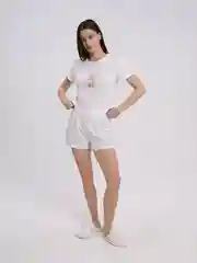 Белый пижама ТВОЕ хлопковая с зайчиками