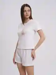 Белый пижама ТВОЕ хлопковая с зайчиками