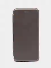 Серебряный чехол-книжка для Redmi Note 12S / Редми Нот 12с