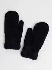 Белый варежки женские зимние, теплые, вязанные, однотонные
