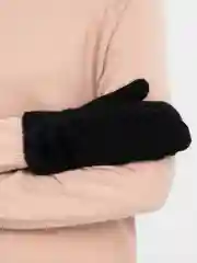 Белый варежки женские зимние, теплые, вязанные, однотонные