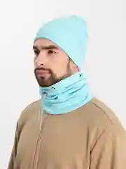 Бирюзовый шапка и снуд для мальчика