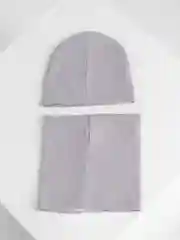 Серый шапка и снуд для мальчика