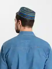 Оливковый тюбетейка мужская