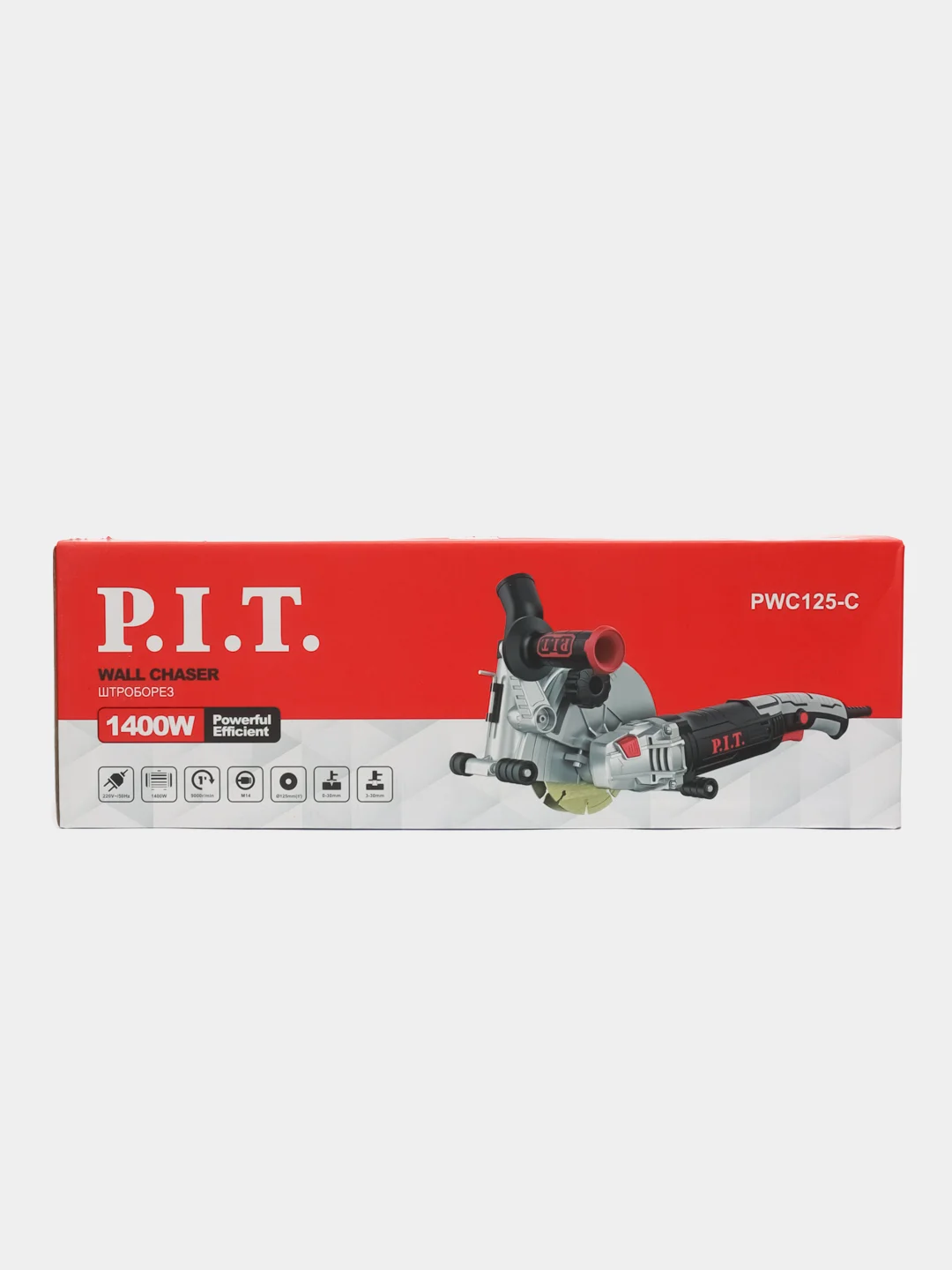 Штроборез PIT PWC125-C 1400В, 9000 об/мин, круг 125 мм, 5,5 кг